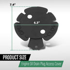 Engine Oil Drain Plug Access Cover for BMW 5 6 7 Series (F10)