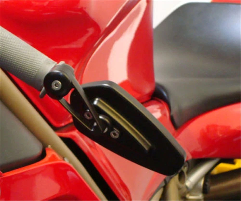 1" 25mm Handle Bar End Rearview Side Mirrors for Universal Motorcycle