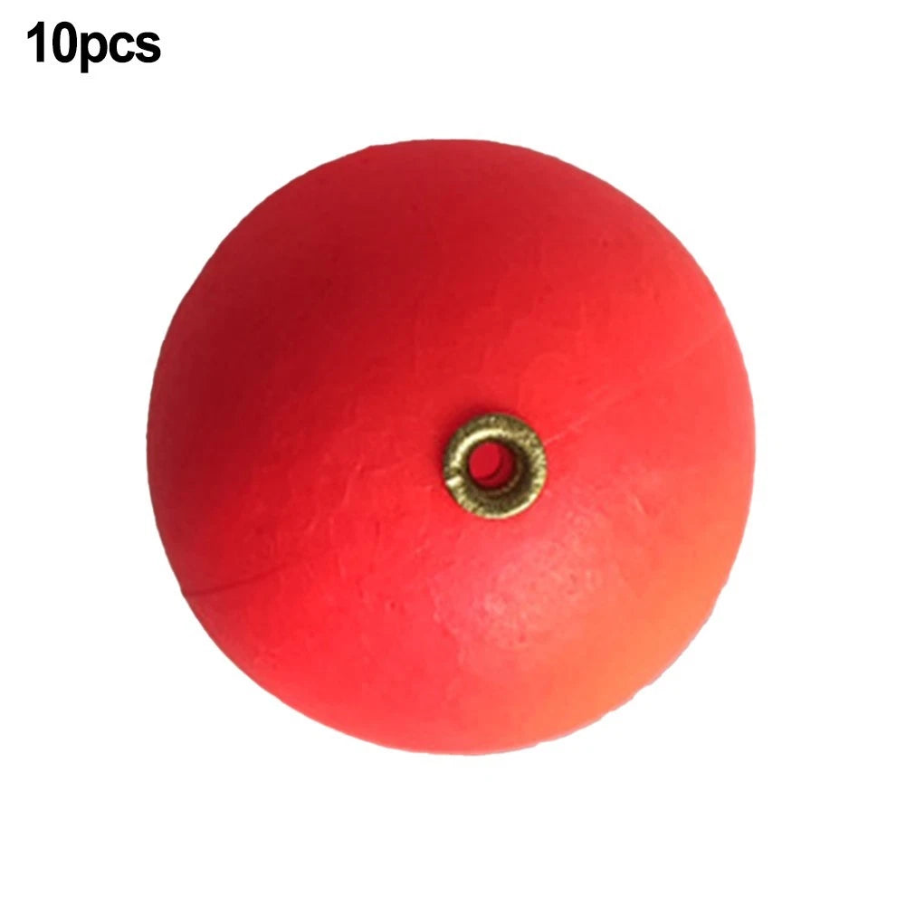 10pcs Foam Bobbers for Fishing - Bright Colors