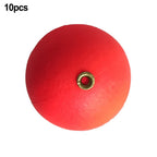 10pcs Foam Bobbers for Fishing - Bright Colors
