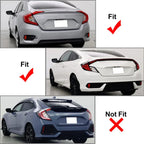 Rear Bumper Reflector Tail Lights for Honda Civic (2016-2021) Red