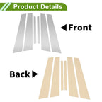 6 x Door Pillar Window Trim for BMW 3-Series (1999 - 2005)