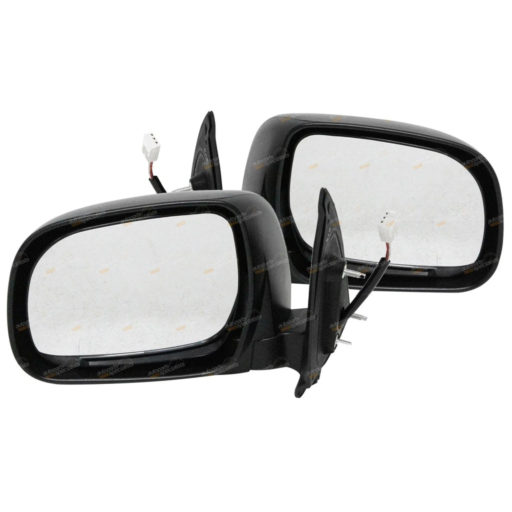 LH+RH / Black Electric Side Door Mirror for Toyota Hilux (2005–2010)