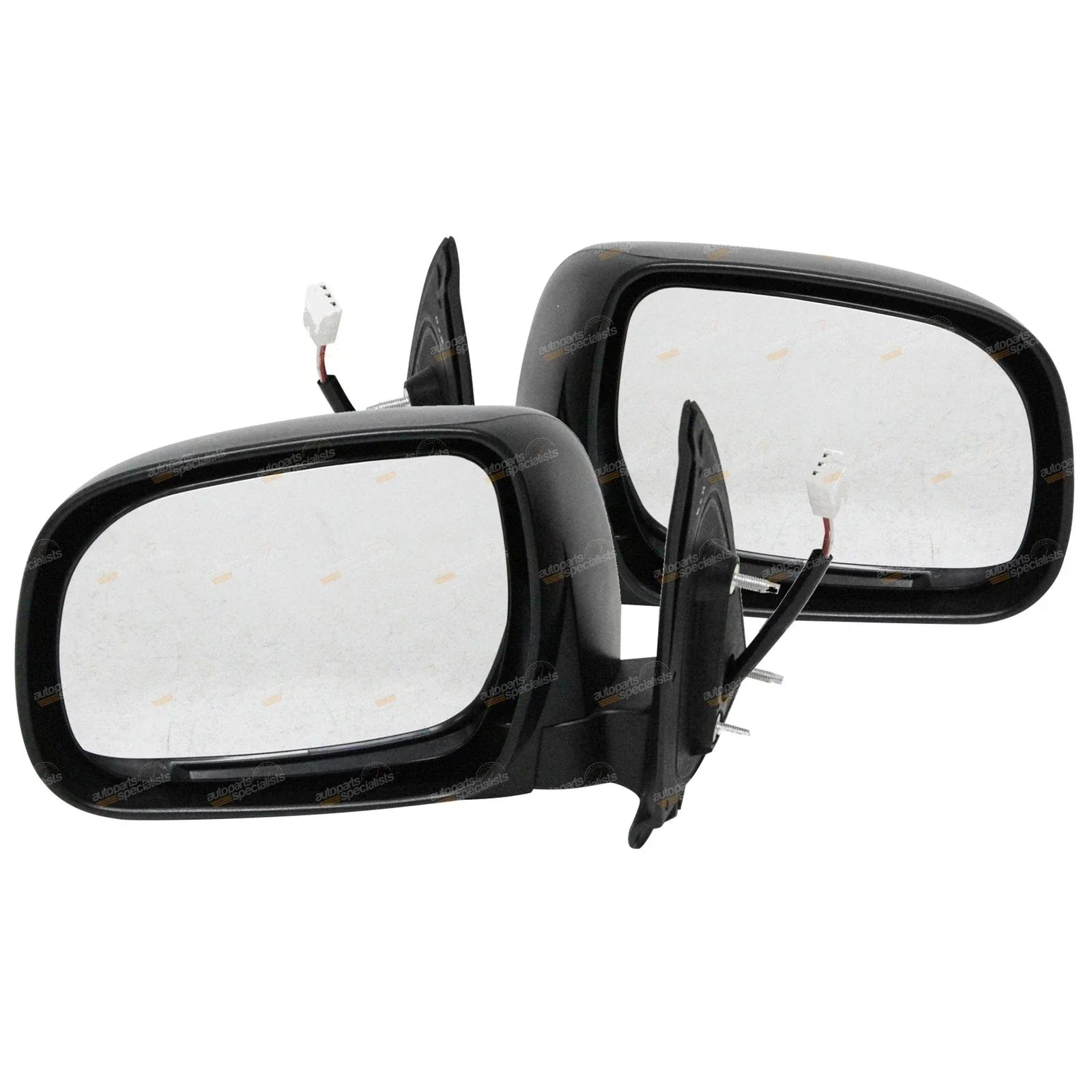 LH+RH / Black Electric Side Door Mirror for Toyota Hilux (2005–2010)