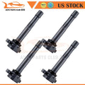 Set of 4 Ignition Coil for Honda Acura L4 V6 (2000–2023)