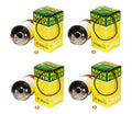 Set of 4 Oil Filters Mann PF1050/1n for Mercedes W124 W201 (1982–1993)