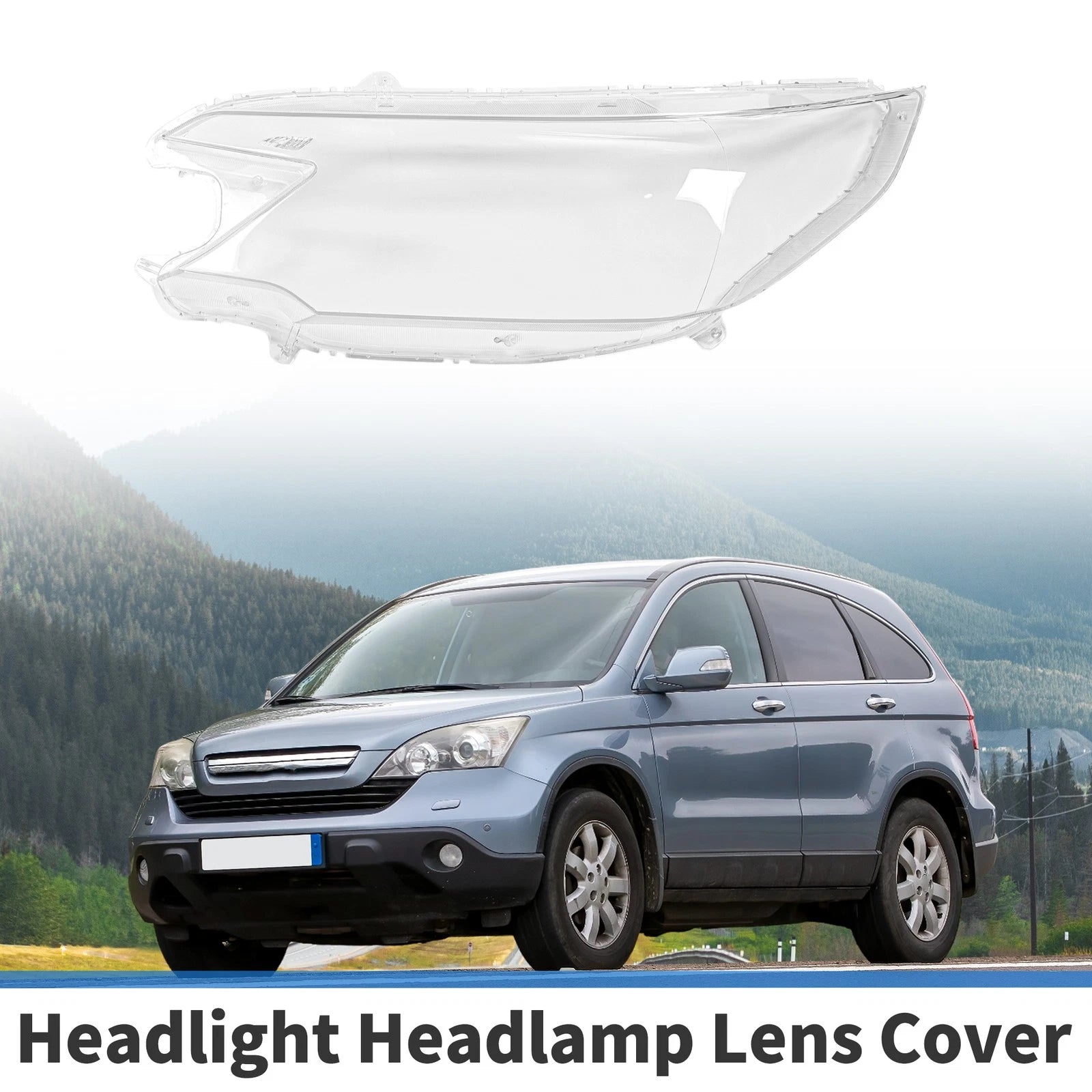 Headlight Lens Cover for Honda CR-V (2012–2014) PC Clear