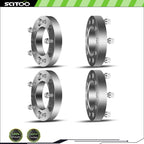 Set of 4 Wheel Spacers 5x150 1.25" 14x1.5 for Toyota Tundra, Lexus LX470 (2007–2016)