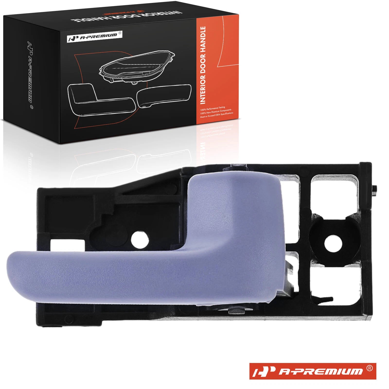 Rear Right Interior Door Handle for Toyota Tundra (2000-2006) Blue Moon Mist