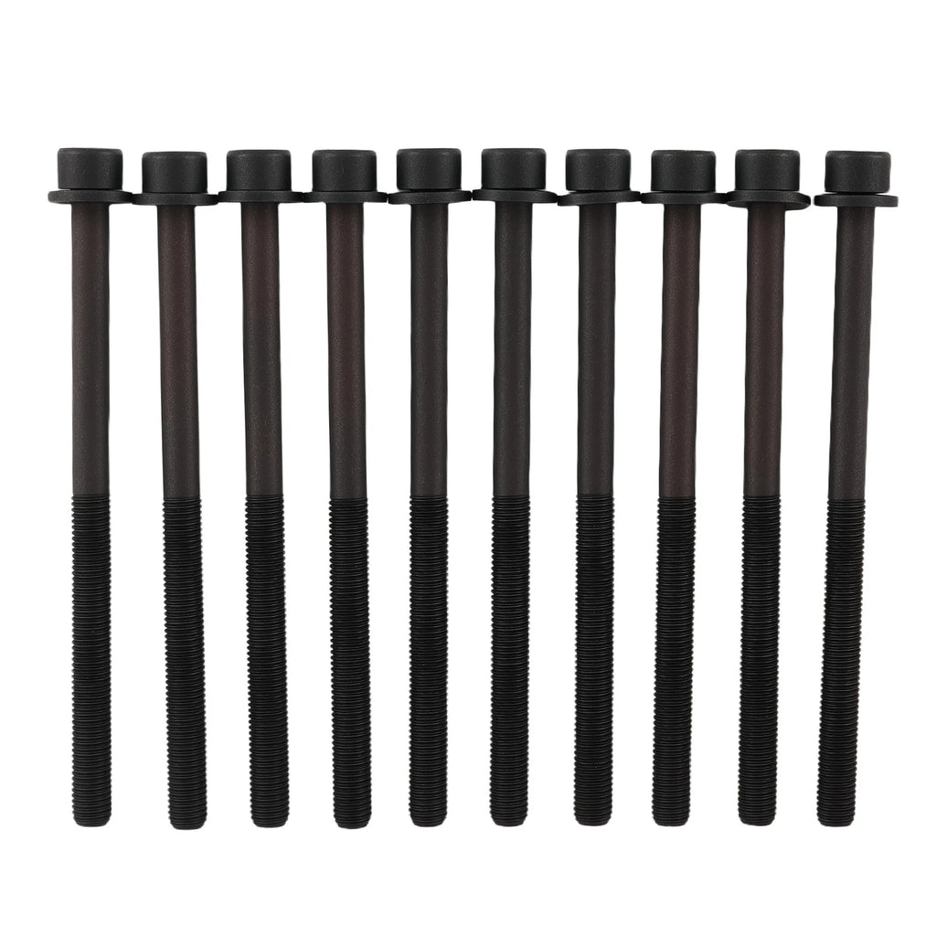 Set of 10 Engine Cylinder Head Bolts for Hyundai Kia 2.0L 2.4L