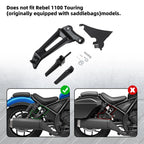 Passenger Seat & Footpegs Bracket for Honda Rebel 1100 CMX1100 (2021-2024)