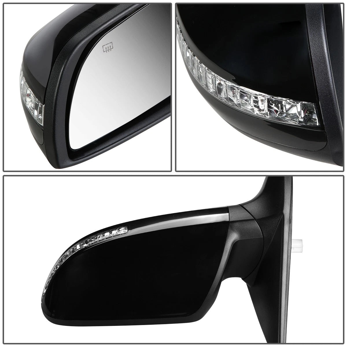 Power Heated Signal Door Mirror Left for Nissan Altima Sedan (2007–2012) NI1320164