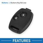 2X Keyless Entry Remote Key Fob Shell Case for Honda Civic (2006–2013)