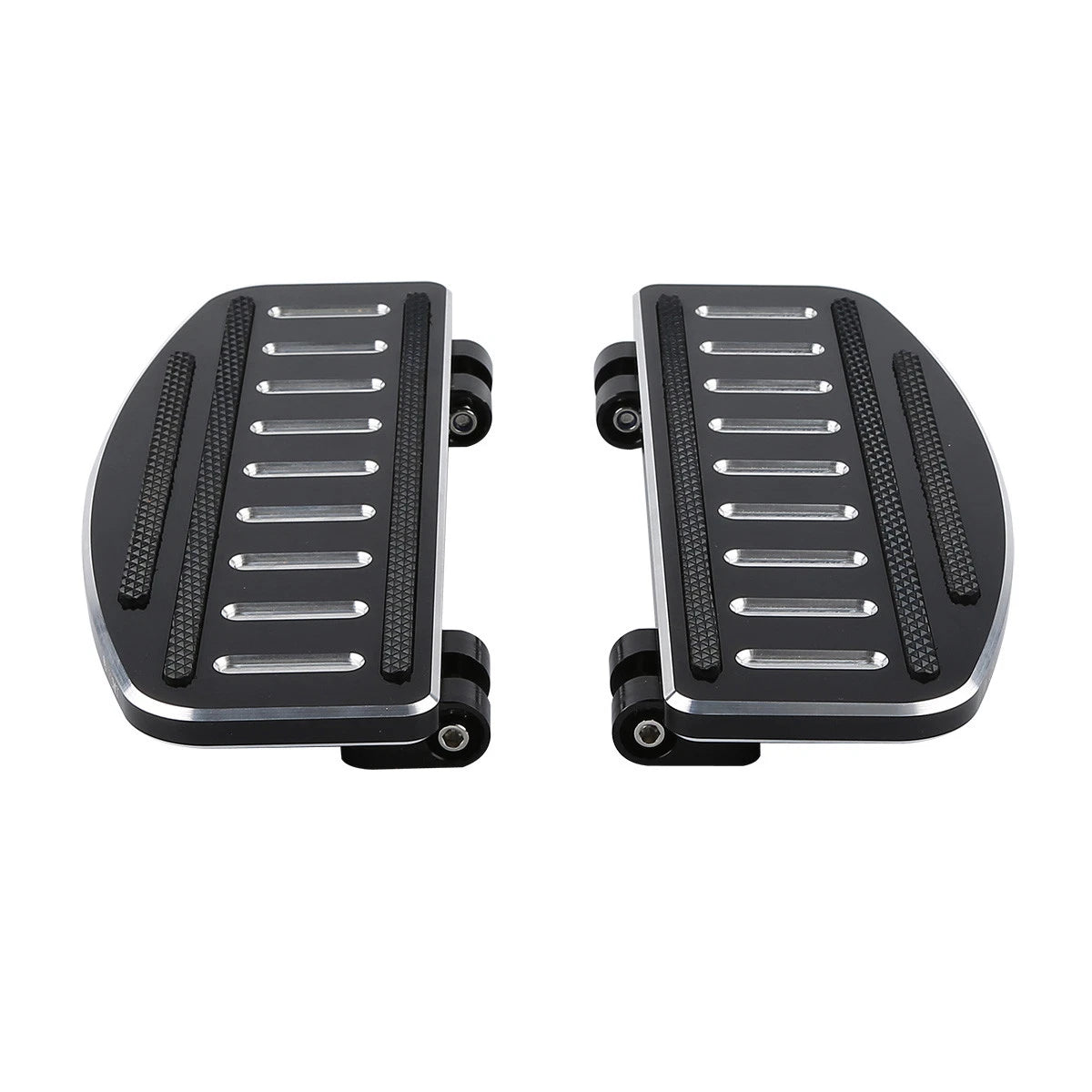 Black Rider Driver Footboard Inserts for Harley Touring Street Glide (1986–2023)