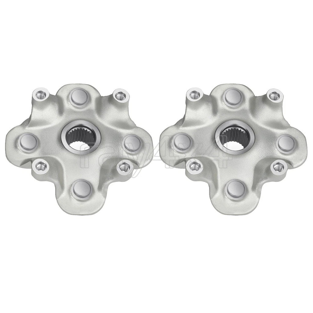 2 Front & Rear Wheel Hubs for Yamaha Kodiak 450 YFM450 4x4 (2018–2024)
