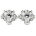 2 Front & Rear Wheel Hubs for Yamaha Kodiak 450 YFM450 4x4 (2018–2024)