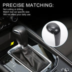 Carbon Fiber Gear Shift Knob Decorator Cover for Mazda CX-5 (2017–2023)