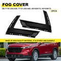 2X Front Bumper Fog Light Covers for Honda CR-V (2023–2025) w/o Hole Left+Right