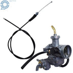 Carburetor & Throttle Cable for Honda ATV TRX90 TRX110 TRX125 (1990–2006)