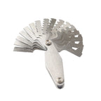 16pcs Screw Pitch Gauge for Automotive Thread Measurement (Stainless Steel)