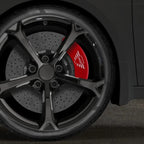 Set of 4 Red Caliper Covers w/Silver MGP Logo for 2013-2019 Ford Escape