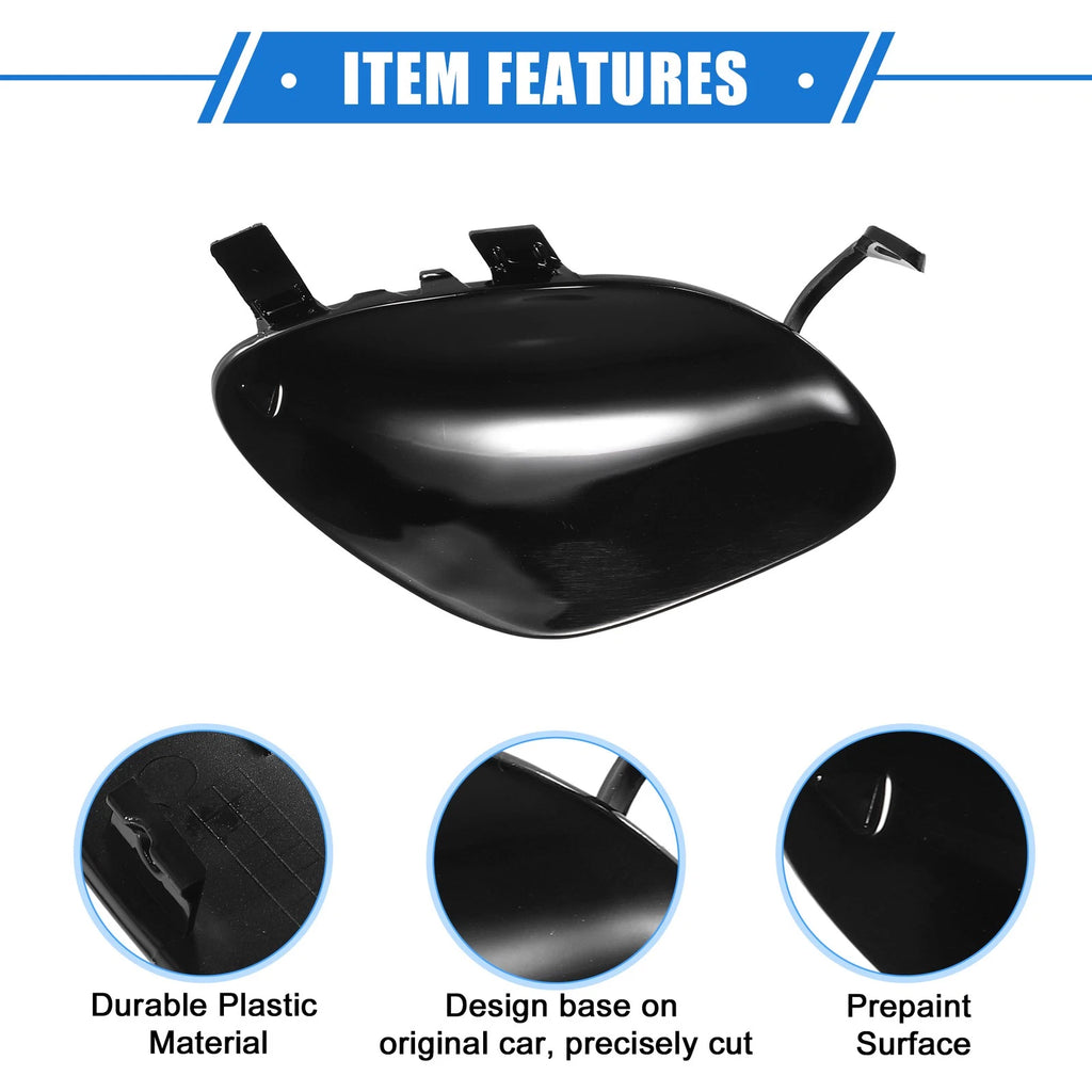 Tow Hook Eye Hole Cover for Mercedes-Benz E450 (2019–2020) Black