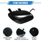 Tow Hook Eye Hole Cover for Mercedes-Benz E450 (2019–2020) Black