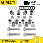 Front A-Arm Bushing Bearing Seal Kit w/ Bolt Nut for Kawasaki KFX400 (2003–2006)