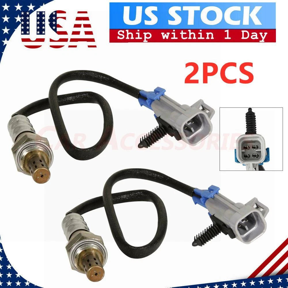 2X O2 Oxygen Sensor for Chevy Silverado GMC Sierra Yukon 1500 V8 (2007–2013) 234-4668