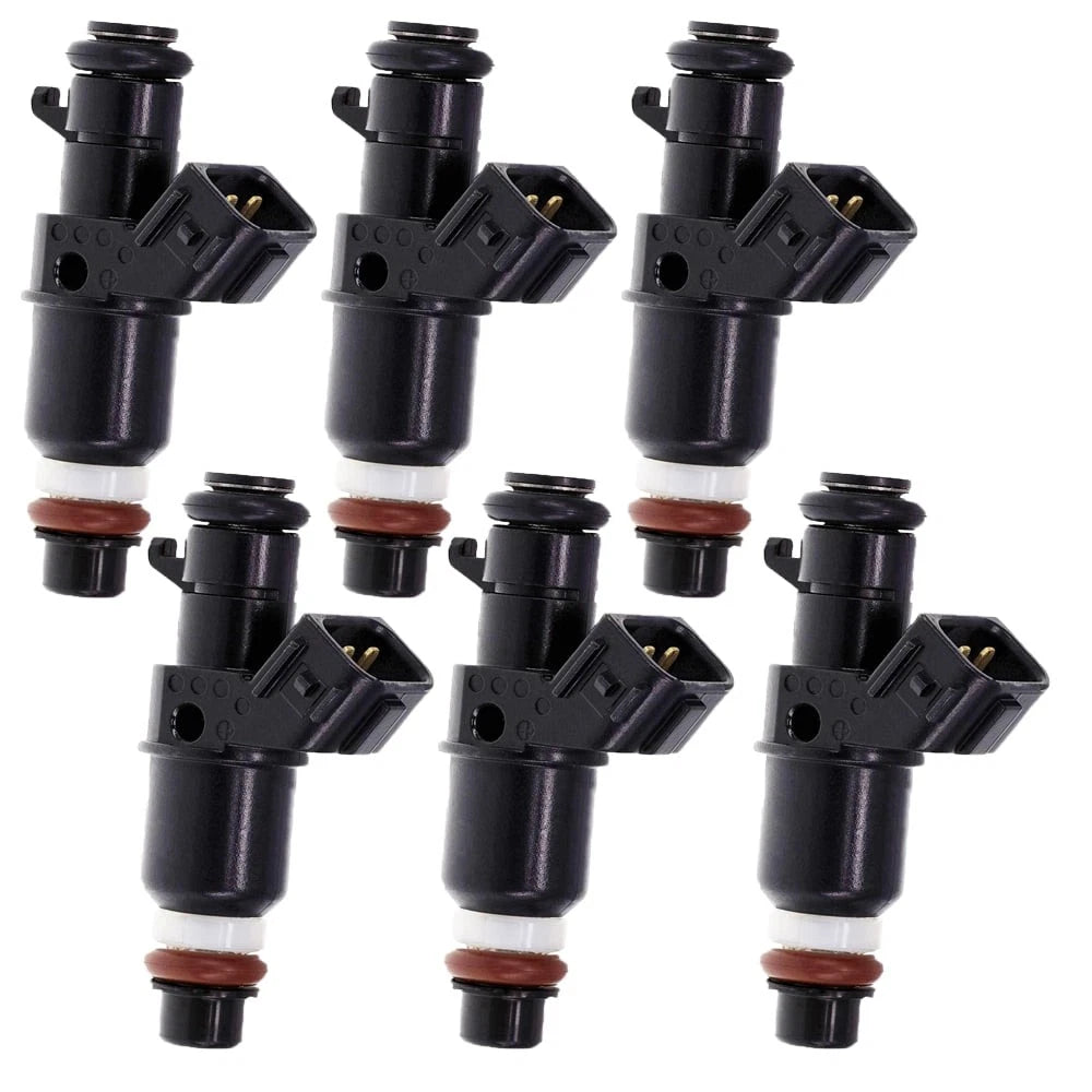 Set of 6 Fuel Injectors for Honda Odyssey Ridgeline Pilot Acura MDX (2005–2015) 842-12289