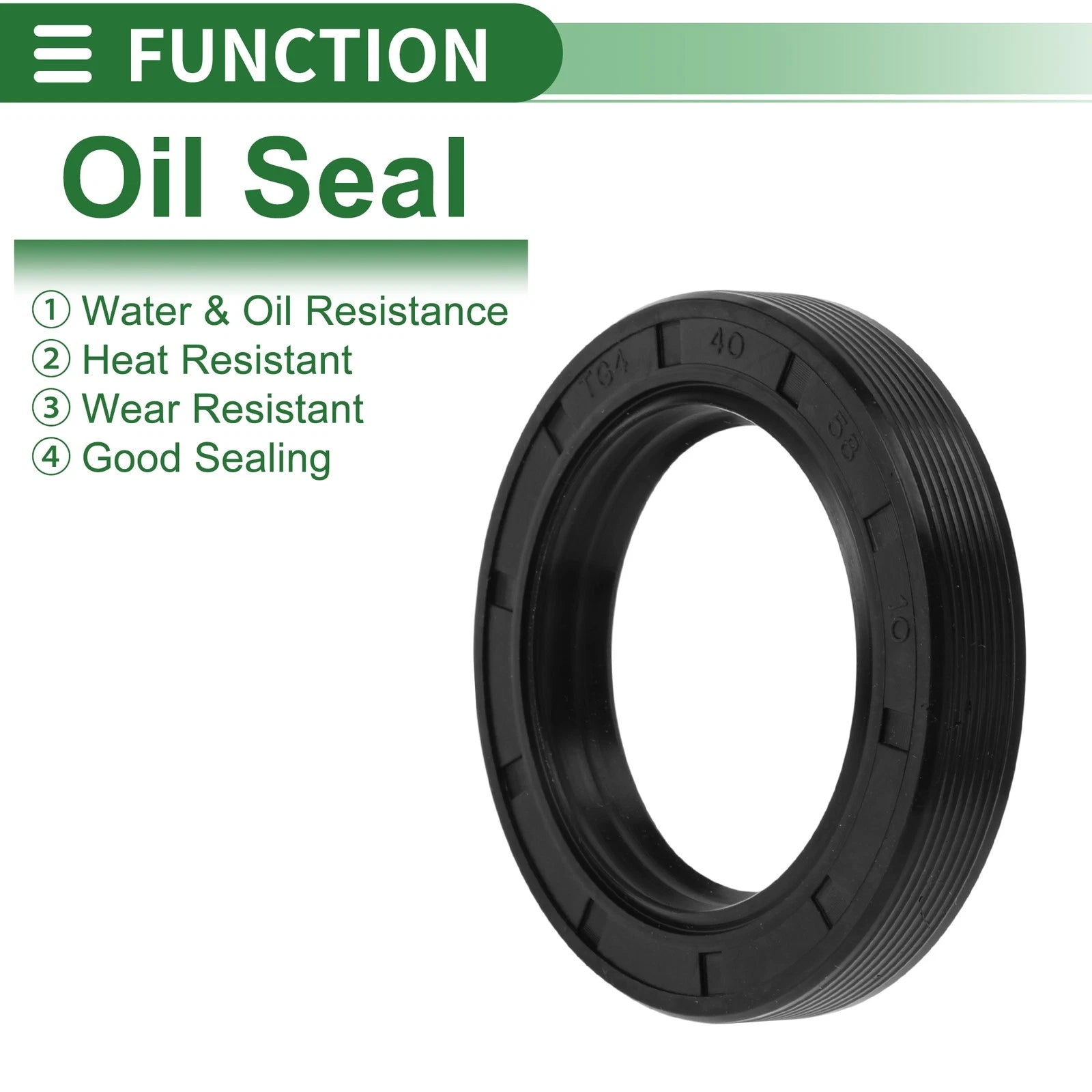 Oil Seal for Rotary Shaft (40x58x10mm)