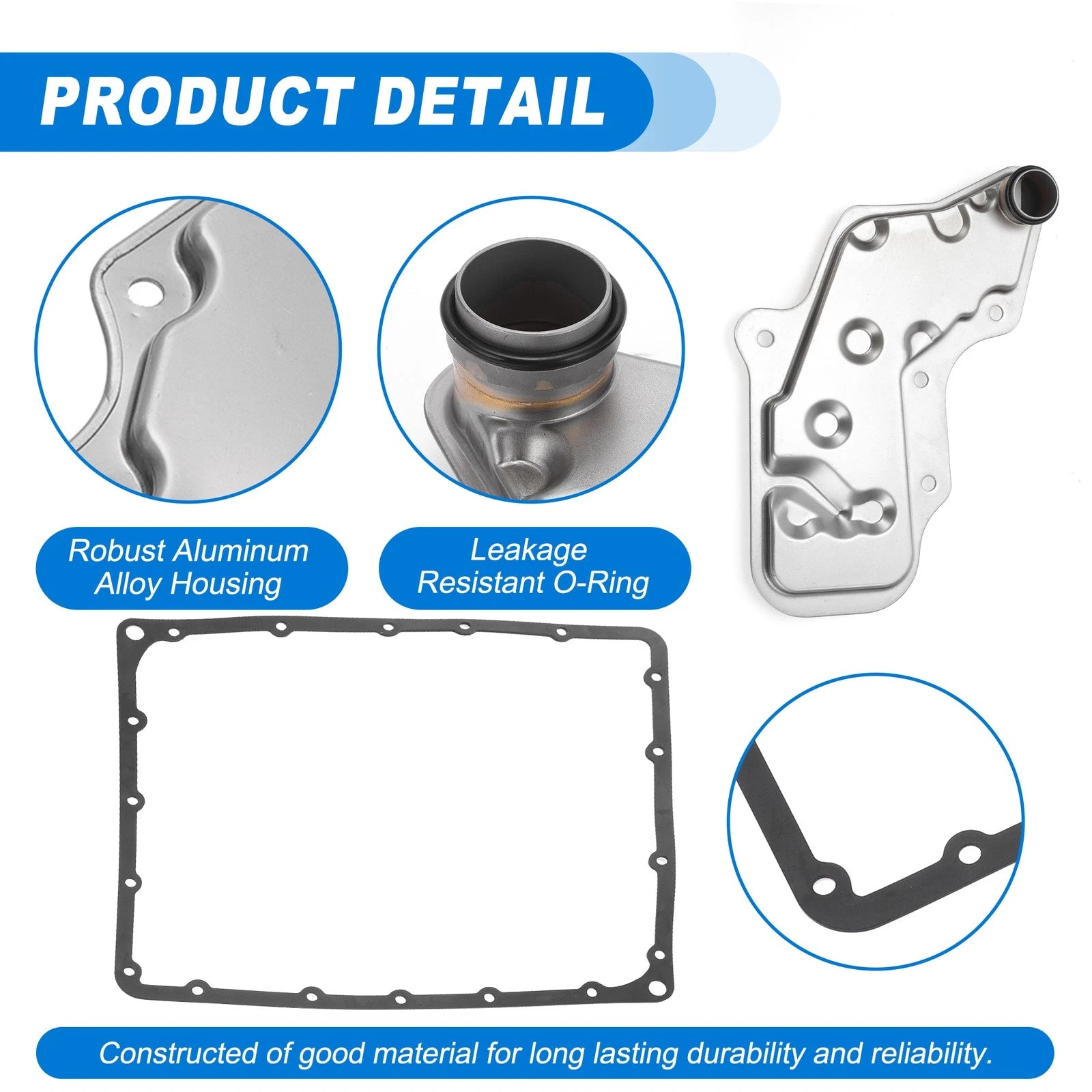 RE4R01A Auto Transmission Filter Oil Pan Gasket Kit for Nissan 