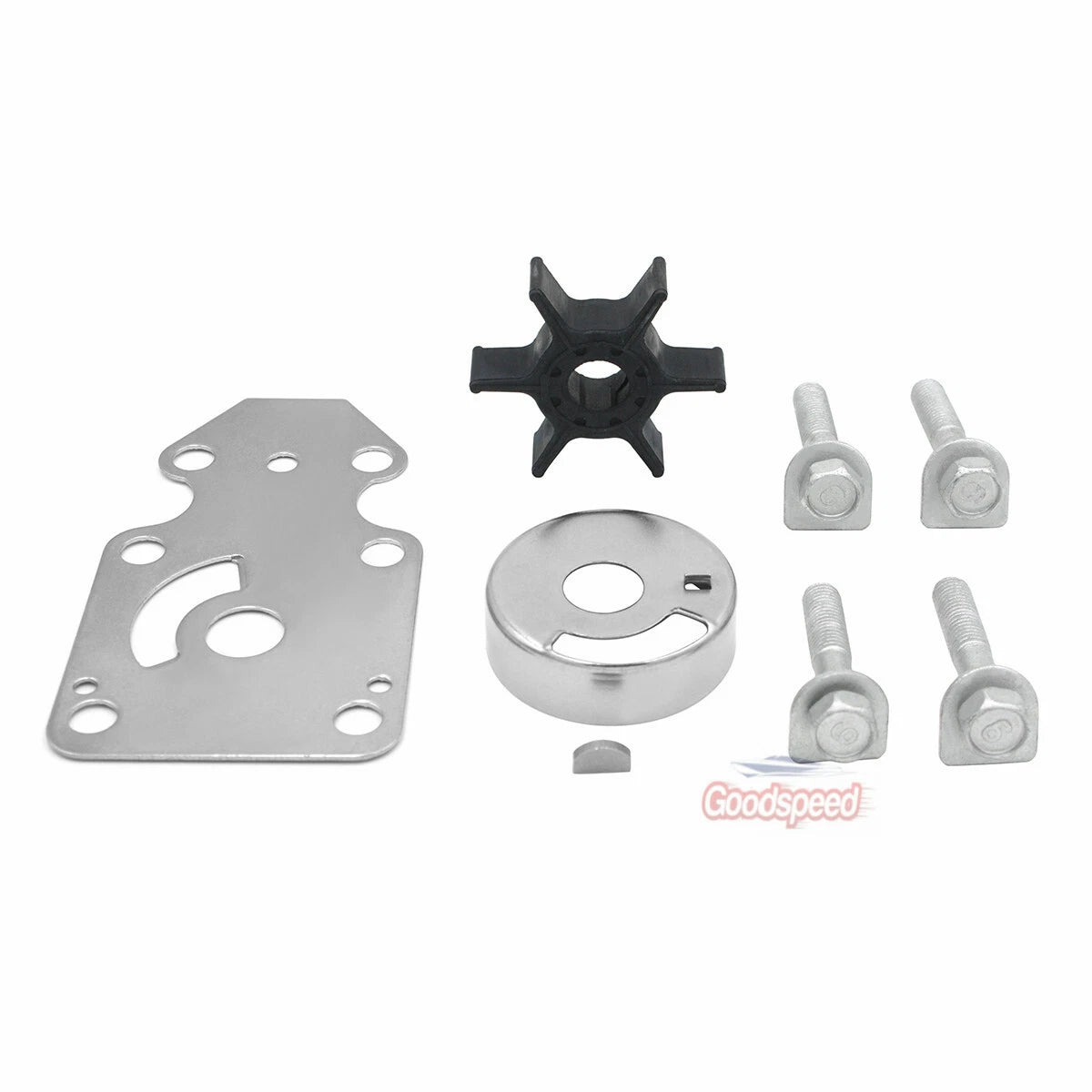 Water Pump Impeller Repair Kit for Yamaha 9.9HP 15HP (63V-W0078, Sierra 18-3433)