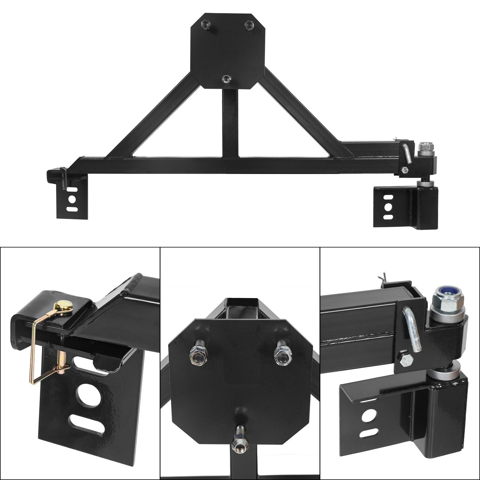 Rear Spare Tire Carrier for Hummer H2 (2003–2009) Steel Rack w/ Drop-down