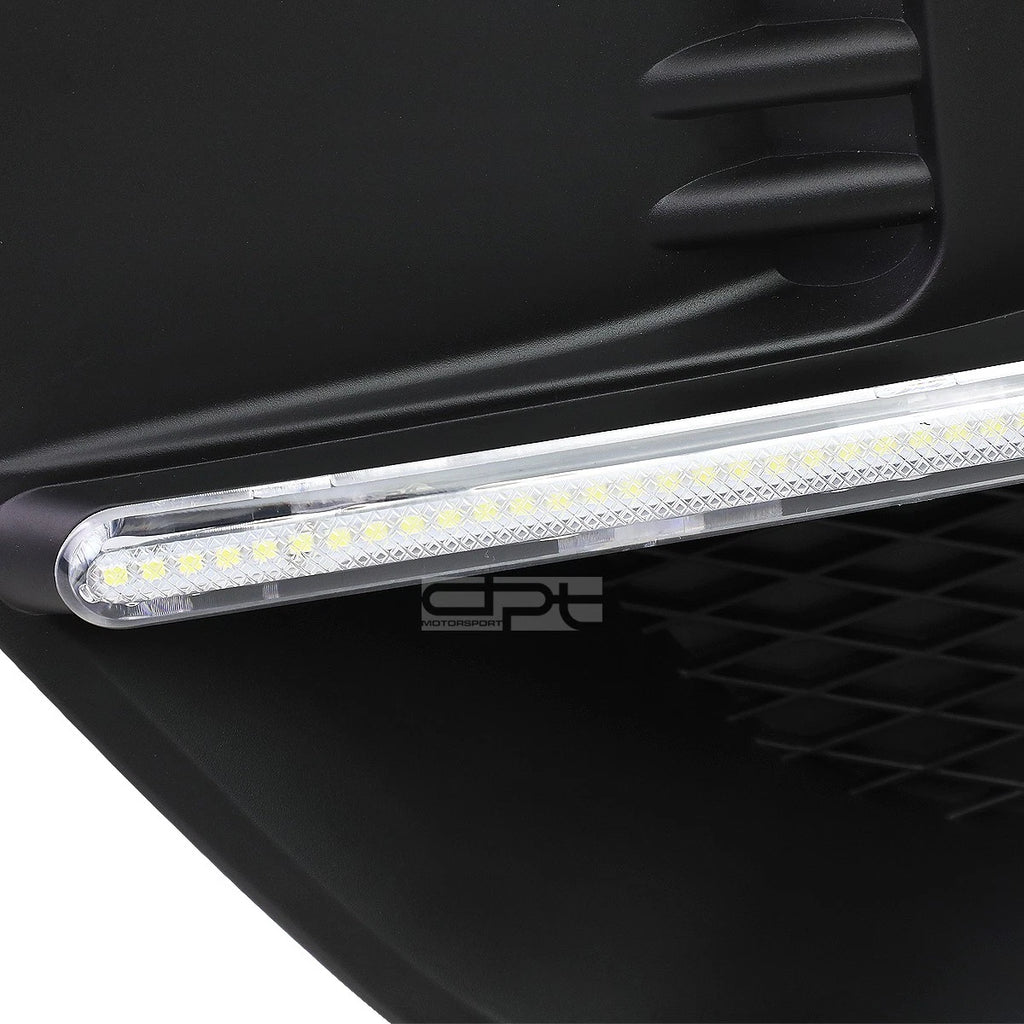 Pair OE Bumper Fog Light Bezel Covers for Subaru WRX/STI (2015–2017) W/LED DRL