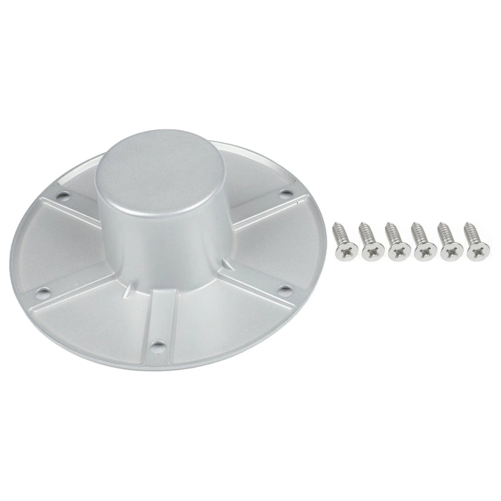 Table Leg Base Round Flush Mount for RV Boat (5.91 Inches)