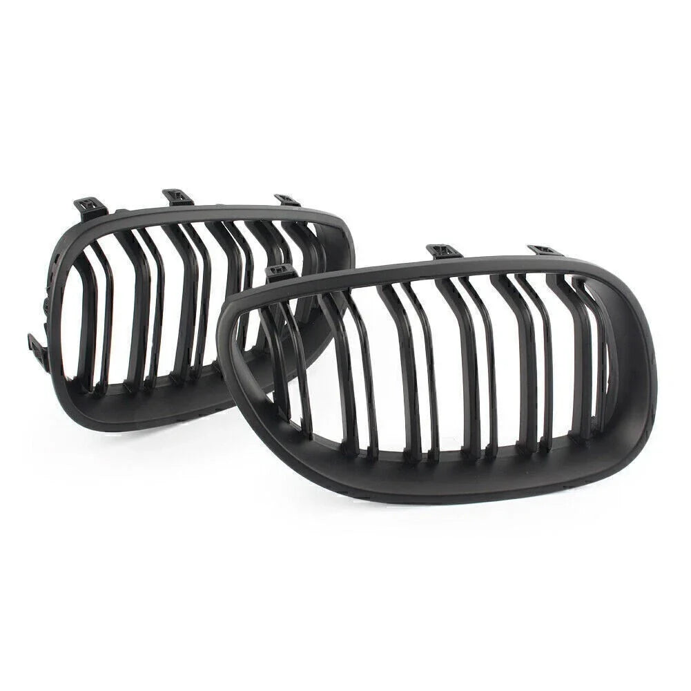 Matte Black Upper Bumper Grill Mesh Grille for BMW E60 E61 M5 2004-2009