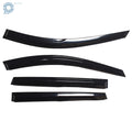 Set of 4 Black Window Visors for Nissan Rogue (2014–2019)