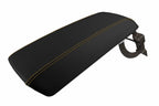 Leather Console Lid Armrest Cover for Ford Edge (2011–2020) Orange Stitch