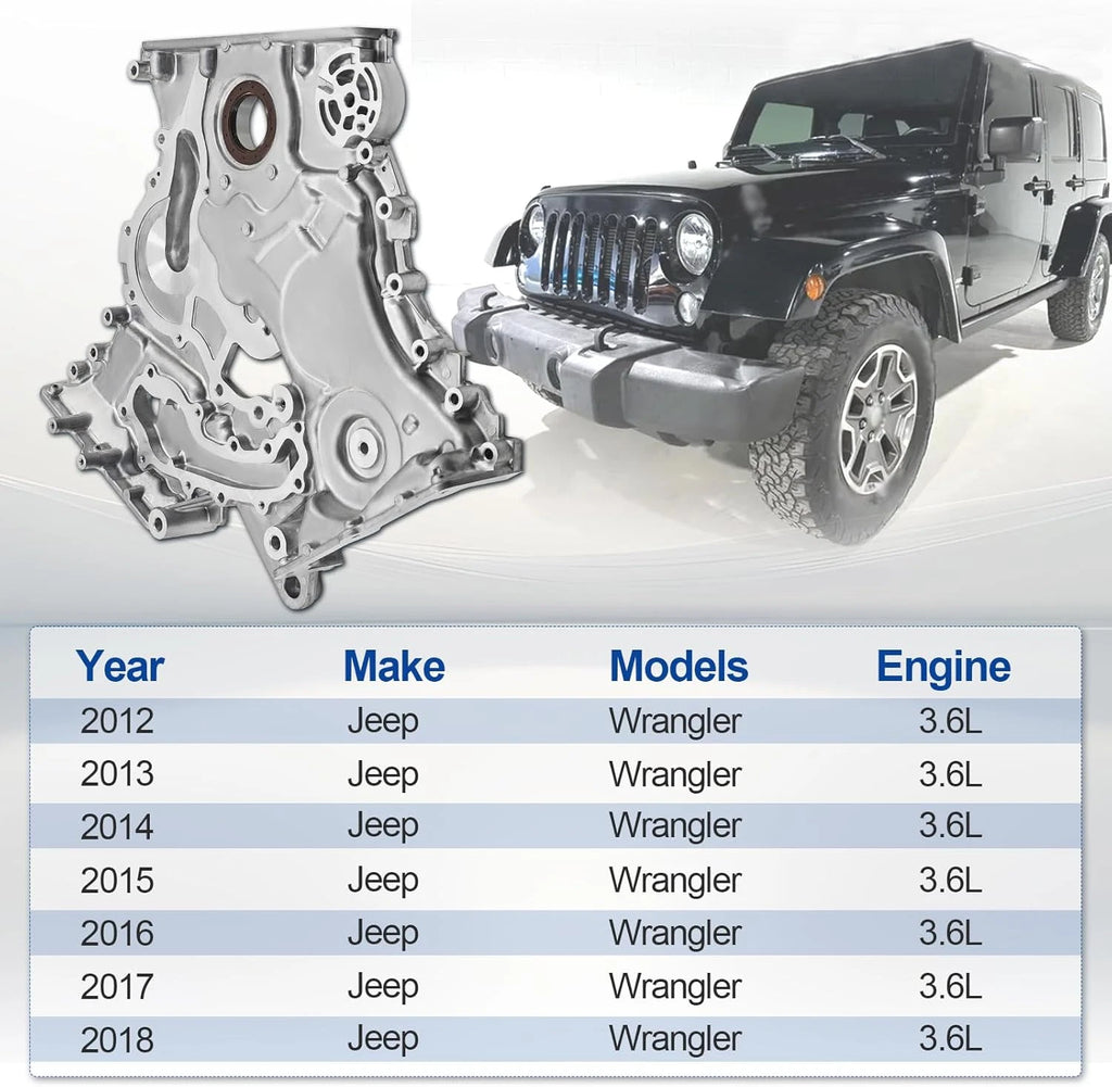 Timing Chain Cover for Jeep Wrangler (2012-2018)
