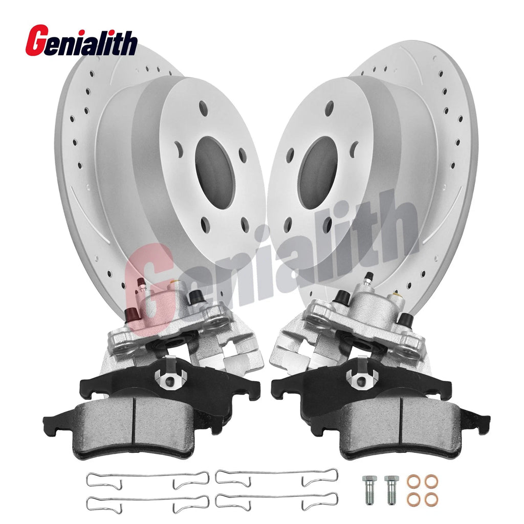 Rear Brake Rotors Calipers Pads for Jeep Grand Cherokee (1999–2004)