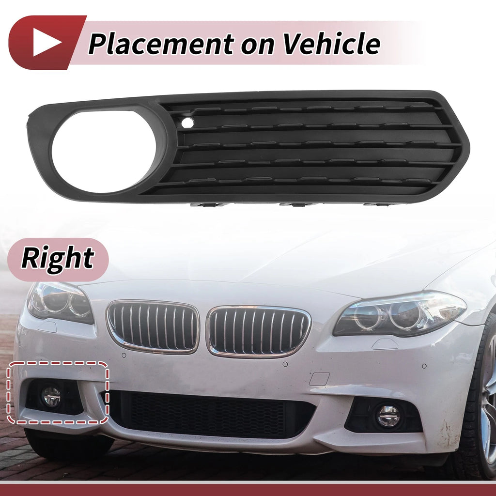 1 Pc Fog Light Grill for BMW F20 (2011–2015) No. 51117272558 Black