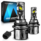 2X 9007 HB5 LED Headlight Bulbs for Conversion Kit (6500K White)