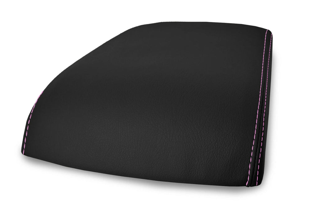 Armrest Cover for Ford Explorer Limited (2011–2019) - Leather, Pink Stitch