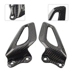 Carbon Fiber Rearset Footrest Plate Heel Guard for BMW S1000RR (2019–2024), M1000RR (2021+)