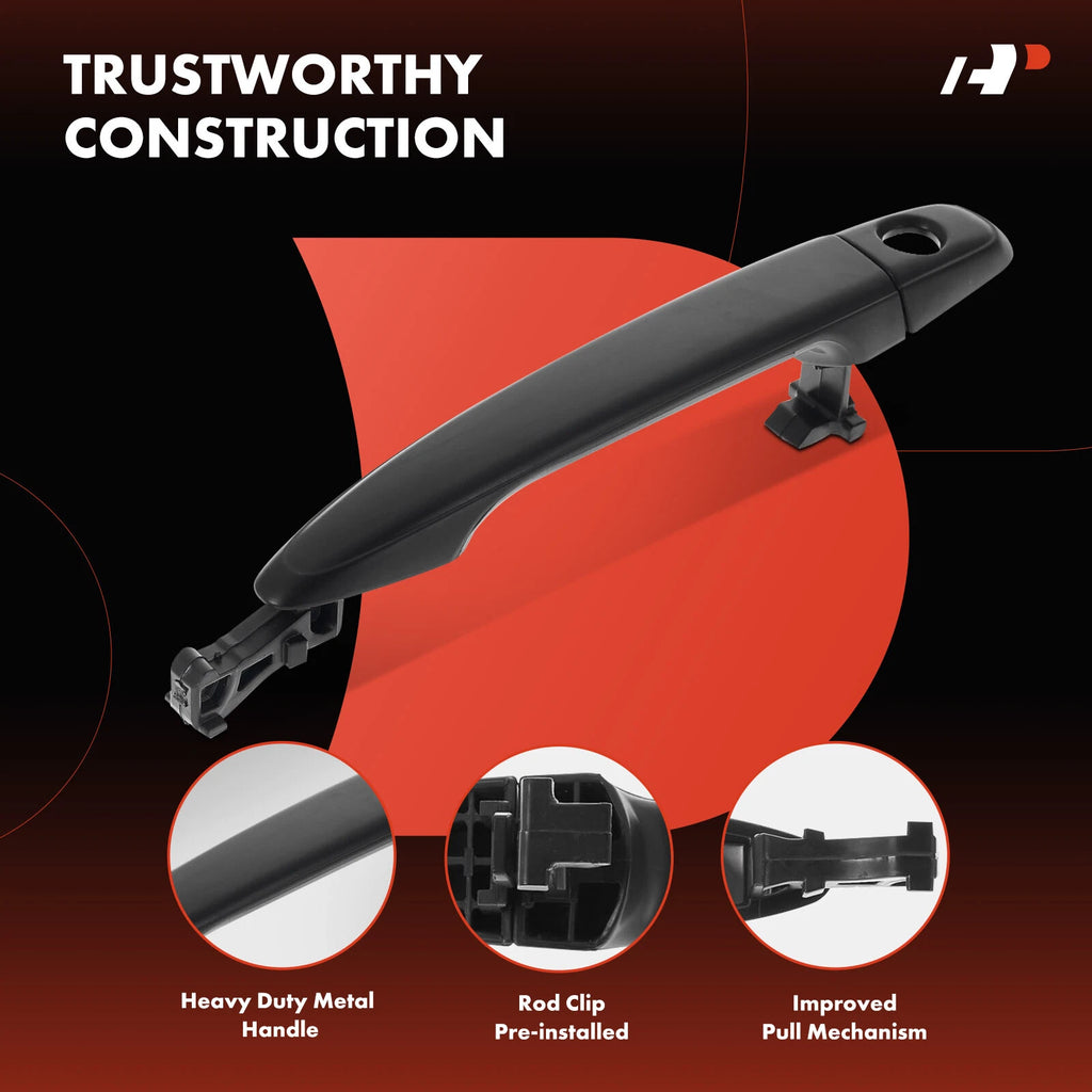 Front Pro Version All-Metal Exterior Door Handle for Toyota Tacoma (2005–2023)