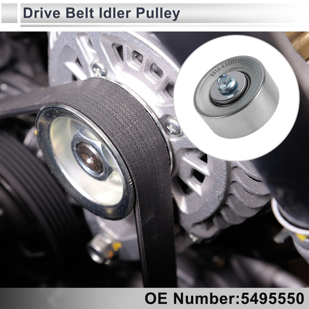 Drive Belt Idler Pulley for Buick Enclave 3.6L (2009–2013) No. 5495550 Steel