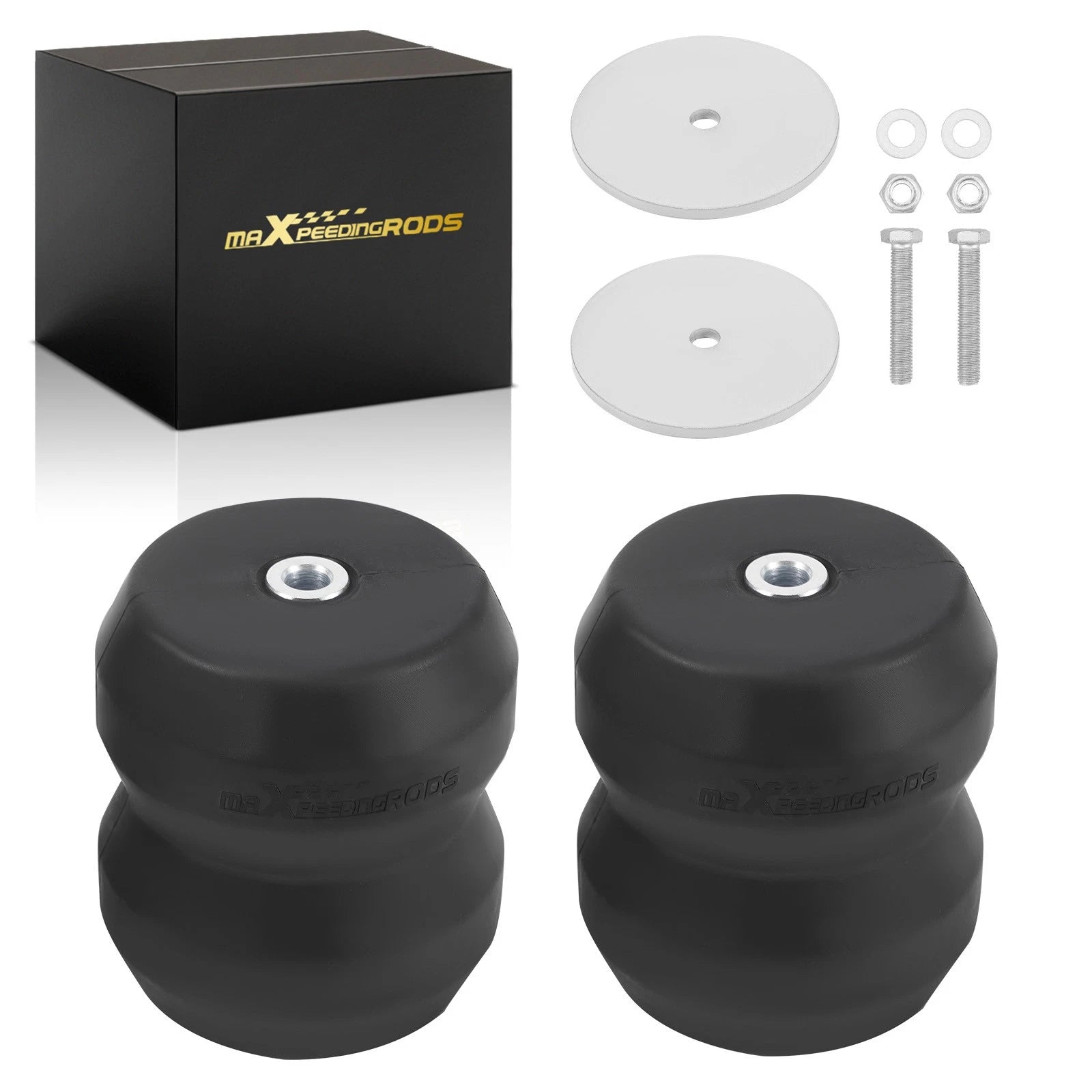 Rear Suspension Helper Spring Kit for Chevrolet Silverado GMC Sierra 1500 (1999-2019)