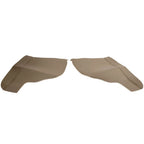 2X Door Armrest Covers for Honda Odyssey (2011-2017) Light Gray Leather