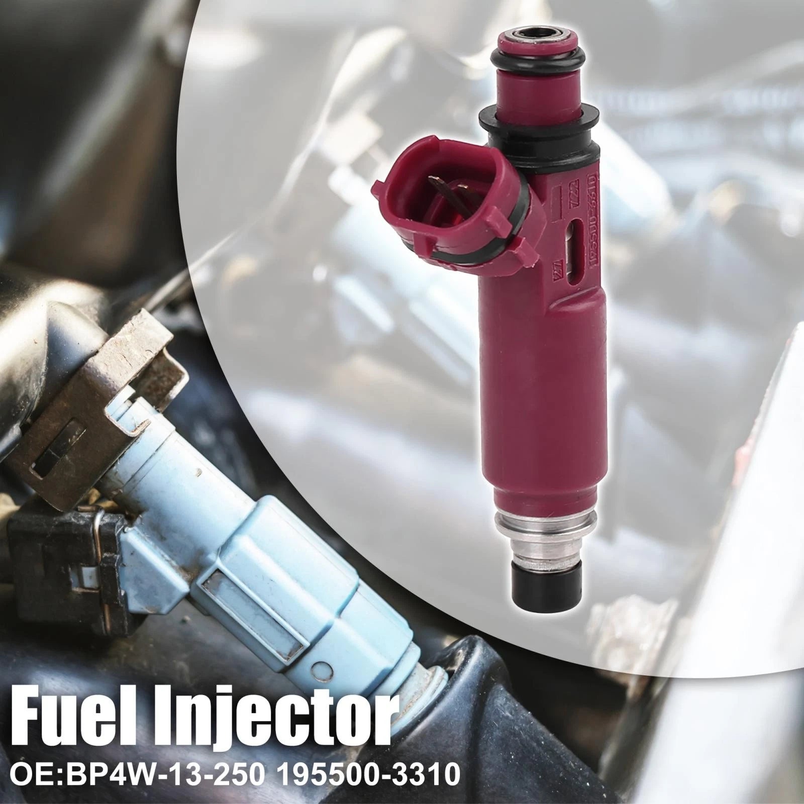 Car Fuel Injector BP4W-13-250 195500-3310 for Mazda Miata (2000)